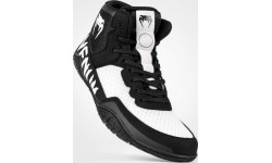 Buty zapaśnicze Venum Elite - czarno-białe