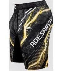 Męskie spodenki UFC Adrenaline Unrivaled by Venum Vale Tudo Short - Black/Gold - Israel Adesanya