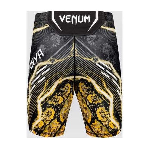 Męskie spodenki UFC Adrenaline Unrivaled by Venum Vale Tudo Short - Black/Gold - Israel Adesanya