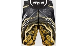 Męskie spodenki UFC Adrenaline Unrivaled by Venum Vale Tudo Short - Black/Gold - Israel Adesanya