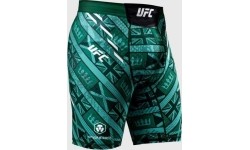 Męskie spodenki UFC Adrenaline Unrivaled by Venum Vale Tudo Short - Zielony - Leon Edwards