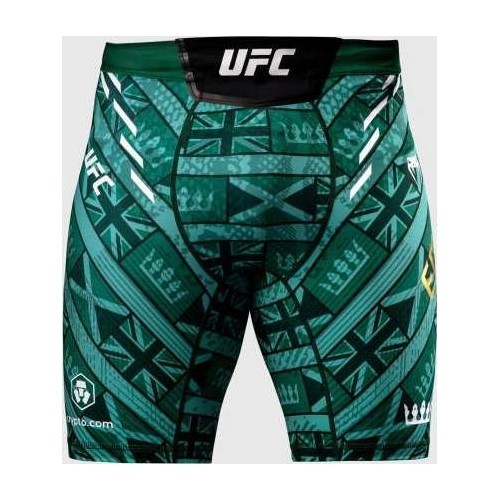 Męskie spodenki UFC Adrenaline Unrivaled by Venum Vale Tudo Short - Zielony - Leon Edwards