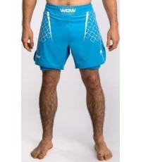 Męskie spodenki do walki Venum x WOW FC - Pacific Blue