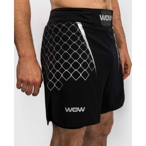 Męskie spodenki do walki Venum x WOW FC - czarny/srebrnoszary