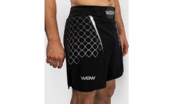 Męskie spodenki do walki Venum x WOW FC - czarny/srebrnoszary