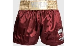 Venum Classic Muay Thai Short - bordowy/złoty/biały