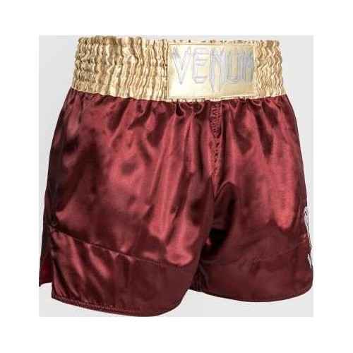 Venum Classic Muay Thai Short - bordowy/złoty/biały