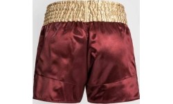 Venum Classic Muay Thai Short - bordowy/złoty/biały