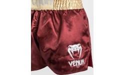 Venum Classic Muay Thai Short - bordowy/złoty/biały