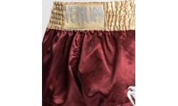 Venum Classic Muay Thai Short - bordowy/złoty/biały