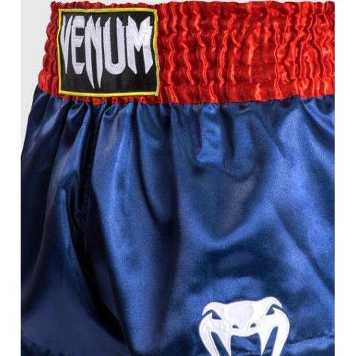 Venum Classic - Spodenki do Muay Thai - Niebieski/Czerwony/Biały
