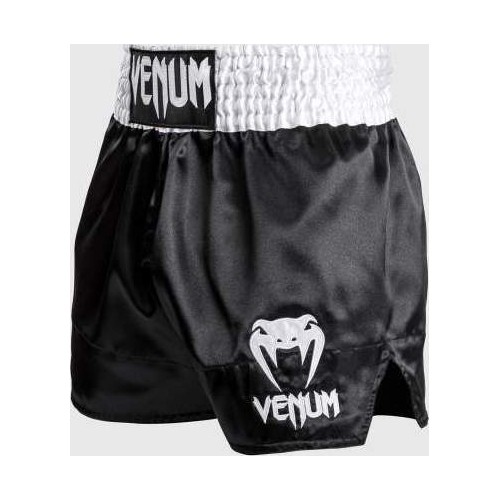 Venum Classic - Muay Thai Short czarny/biały/biały