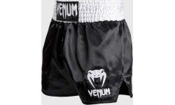 Venum Classic - Muay Thai Short czarny/biały/biały