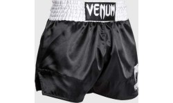 Venum Classic - Muay Thai Short czarny/biały/biały