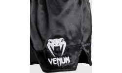 Venum Classic - Muay Thai Short czarny/biały/biały