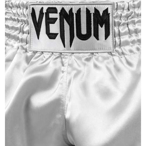 Venum Classic Muay Thai Shorts - Silver/Black