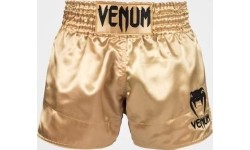 Venum Classic Muay Thai Shorts - Gold/Black