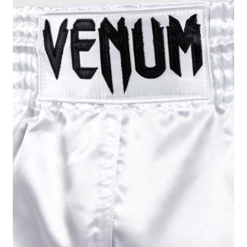 Venum Classic Muay Thai Shorts - White/Black