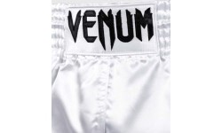 Venum Classic Muay Thai Shorts - White/Black