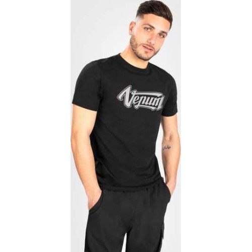 Koszulka Venum Absolute 2.0 - dopasowany krój - czarny/srebrny