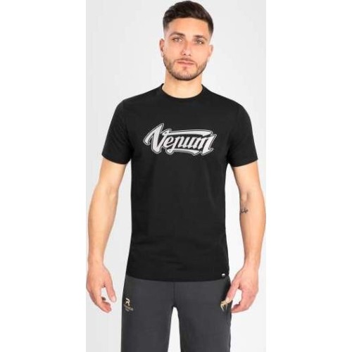 Koszulka Venum Absolute 2.0 - dopasowany krój - czarny/srebrny