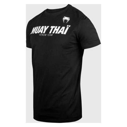 Męskie koszulki Venum Muay Thai VT - czarno-białe.
