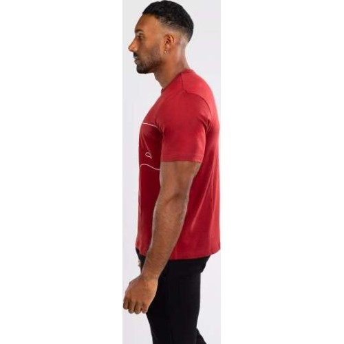 Koszulka Venum Giant Connect - czerwony karmin