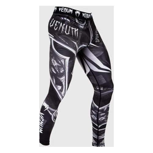Męskie legginsy kompresyjne Venum Gladiator 3.0 - Black/White