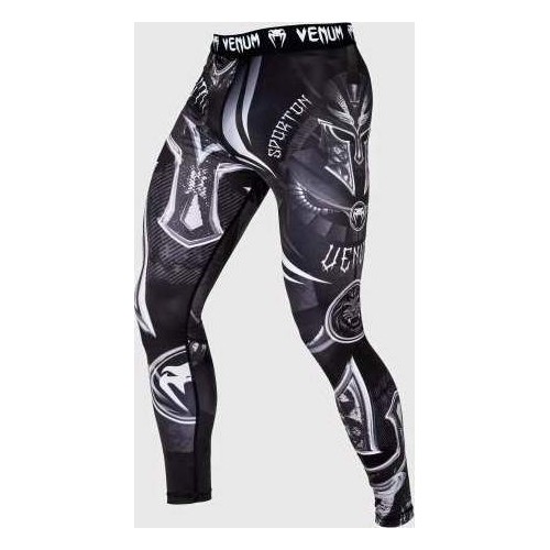 Męskie legginsy kompresyjne Venum Gladiator 3.0 - Black/White