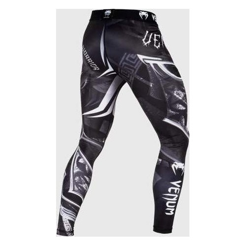 Męskie legginsy kompresyjne Venum Gladiator 3.0 - Black/White