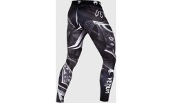 Męskie legginsy kompresyjne Venum Gladiator 3.0 - Black/White