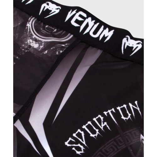 Męskie legginsy kompresyjne Venum Gladiator 3.0 - Black/White