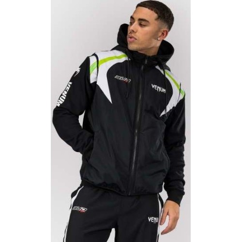 Kurtka puchowa Venum x Bud Racing - czarna/biała/zielona limonka