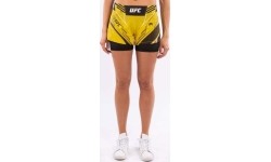 Damskie spodenki UFC Venum Authentic Fight Night - Short Fit - Yellow