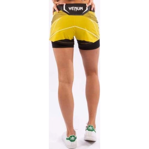 Damskie spodenki UFC Venum Authentic Fight Night - Short Fit - Yellow
