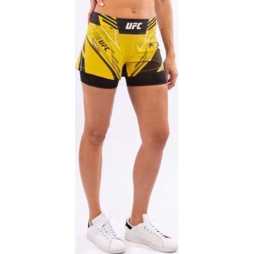 Damskie spodenki UFC Venum Authentic Fight Night - Short Fit - Yellow