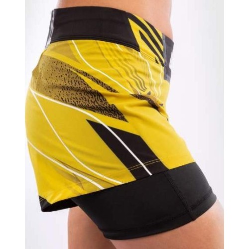 Damskie spodenki UFC Venum Authentic Fight Night - Short Fit - Yellow