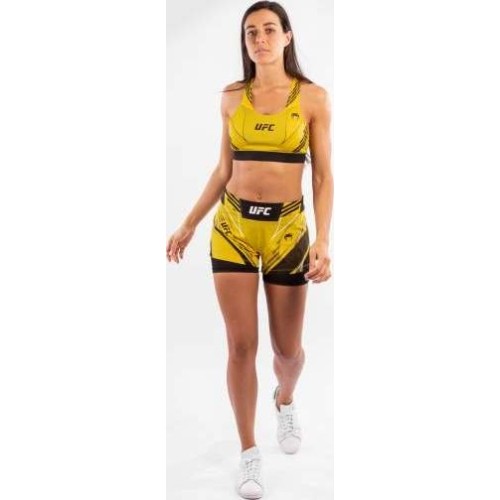 Damskie spodenki UFC Venum Authentic Fight Night - Short Fit - Yellow