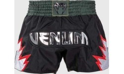 Spodenki Venum Inferno Muay Thai - głęboka czerń/khaki