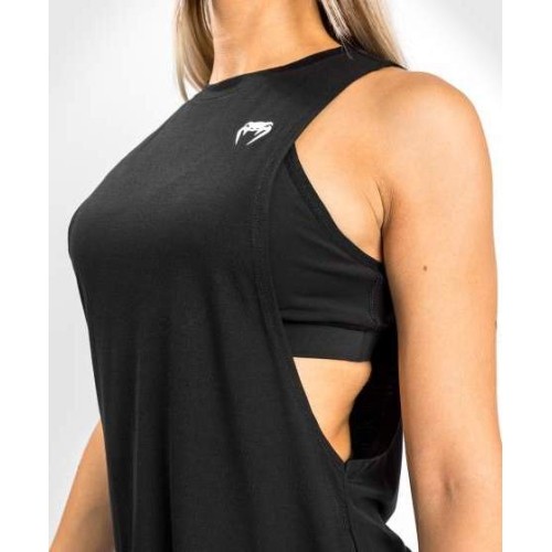 Venum Essential damski podkoszulek z krótkim rękawem - czarny