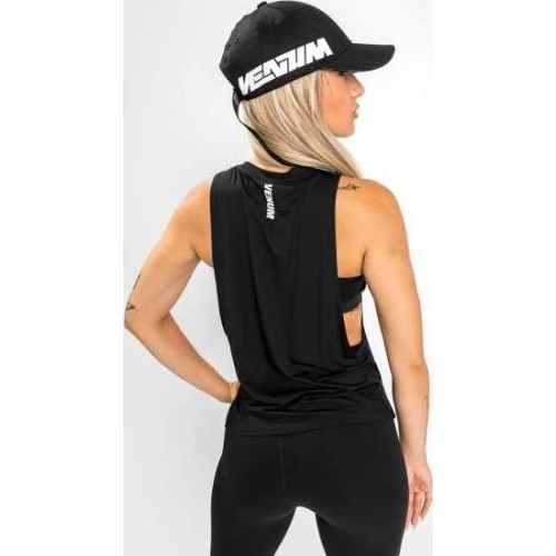 Venum Essential damski podkoszulek z krótkim rękawem - czarny