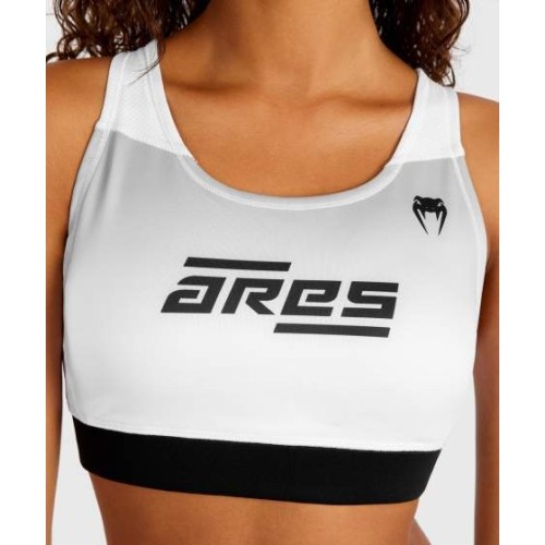 Biustonosz sportowy Venum x Ares - biały