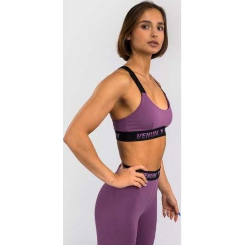 Damski biustonosz sportowy Venum Elevate - Liliac