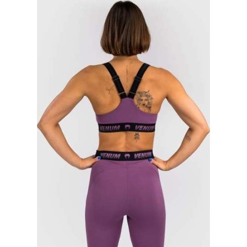 Damski biustonosz sportowy Venum Elevate - Liliac