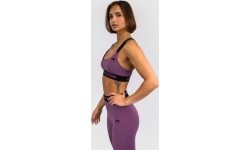 Damski biustonosz sportowy Venum Elevate - Liliac