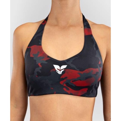 Damski biustonosz sportowy Venum X Sophia Rose - Urban Red Camo