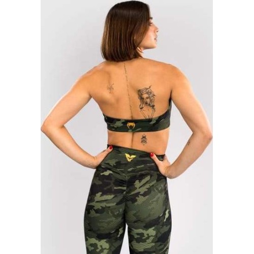Damski biustonosz sportowy Venum x Sophia Rose - Forest Camo