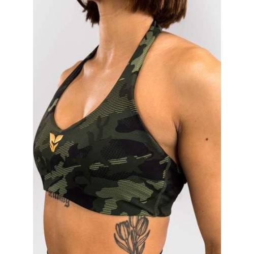 Damski biustonosz sportowy Venum x Sophia Rose - Forest Camo