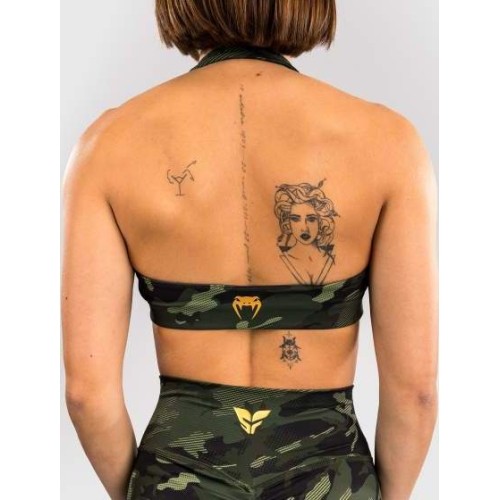 Damski biustonosz sportowy Venum x Sophia Rose - Forest Camo