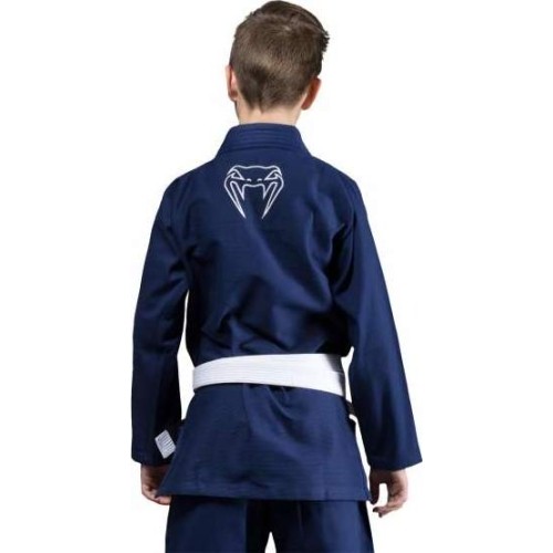 Venum Contender Kids BJJ Gi (w zestawie biały pas gratis) - granatowy